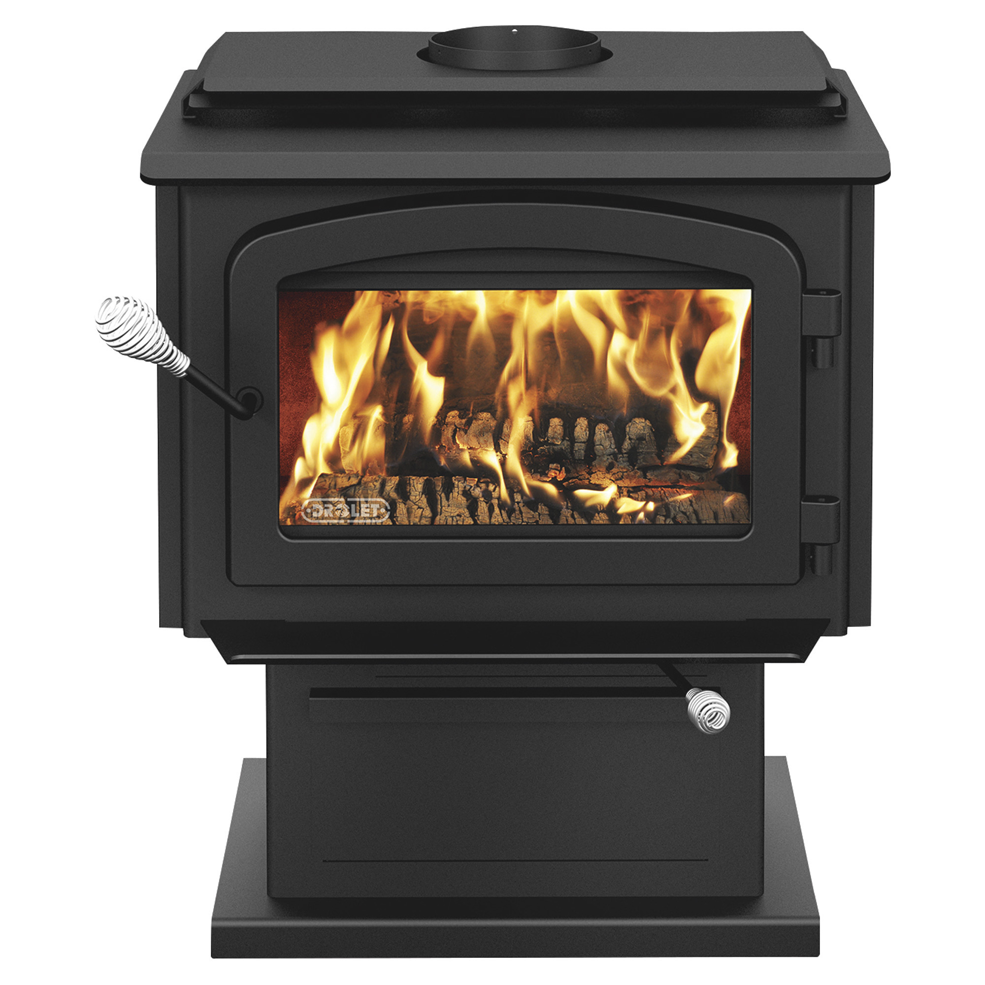 Drolet Escape 1500 Wood Stove, 65,000 BTU, EPA 2020 Certified, Model# DB03135